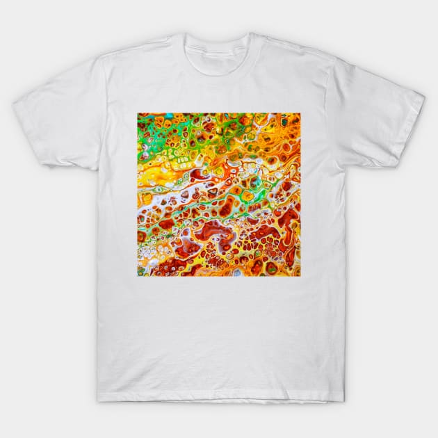 Acrylic Marble Texture T-Shirt by TheSkullArmy